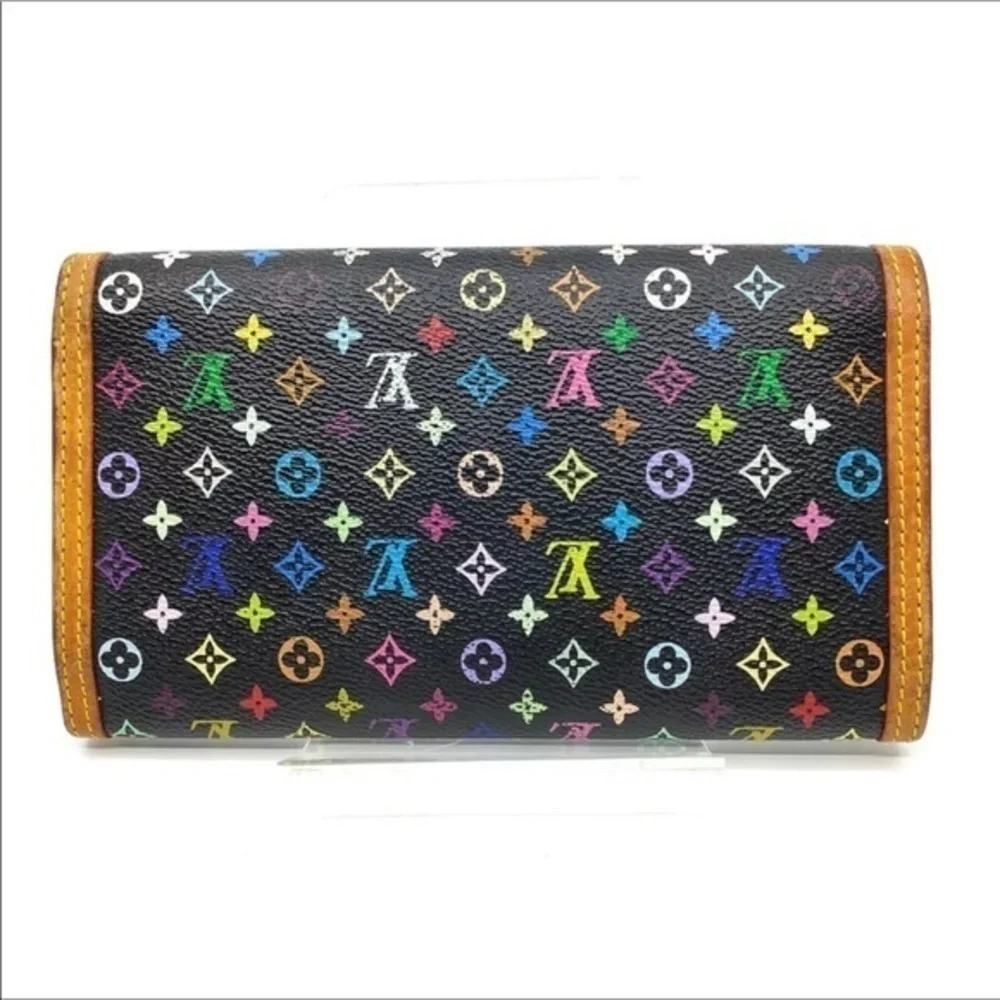 Louis Vuitton Multicolor Tresor Monogram Porte-tresor Wallet